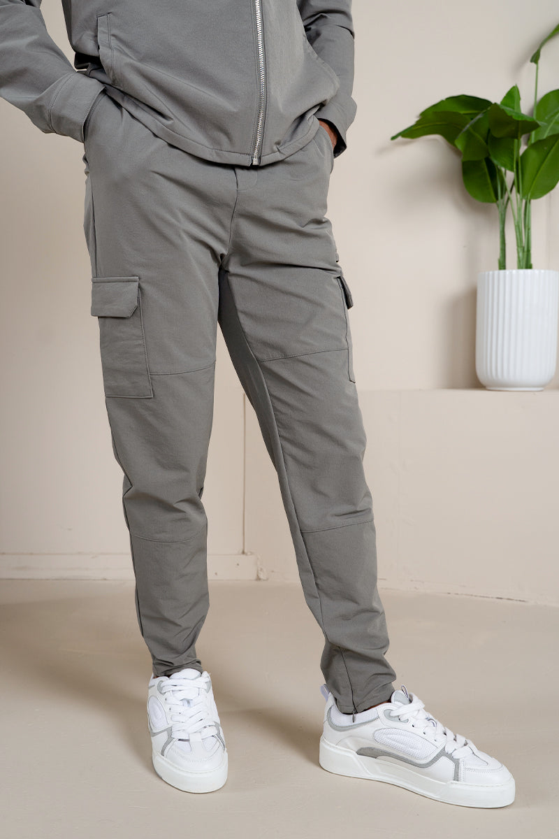 Premium Detail Cargo Pants V2 - Taupe