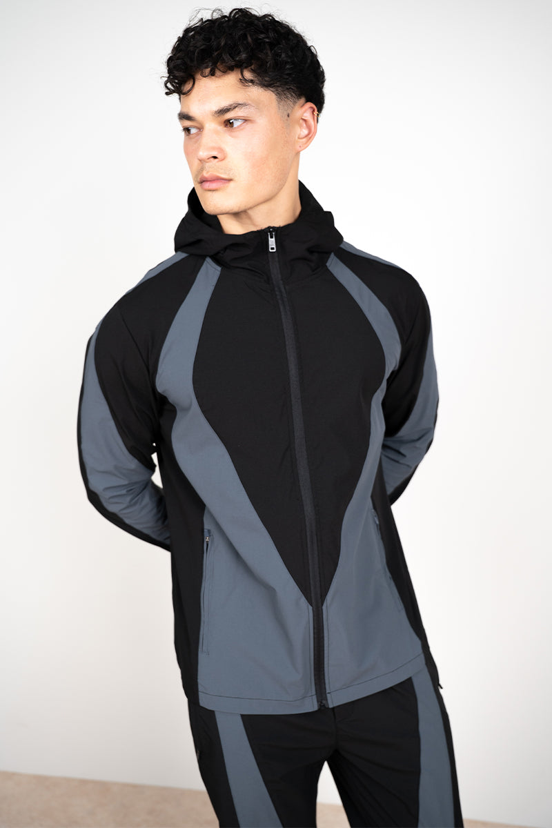 Premium Technical V2 Panelled Jacket - Black