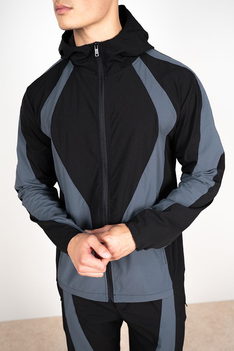 Premium Technical V2 Panelled Jacket - Black