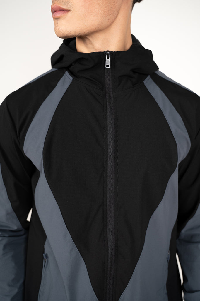 Premium Technical V2 Panelled Jacket - Black