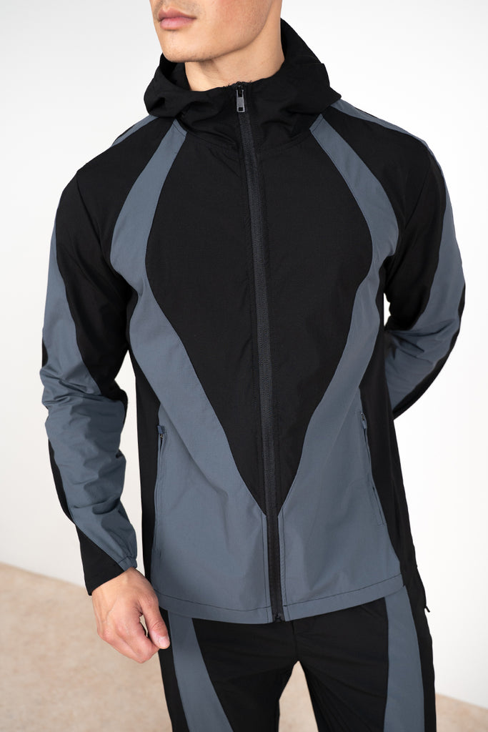 Premium Technical V2 Panelled Jacket - Black