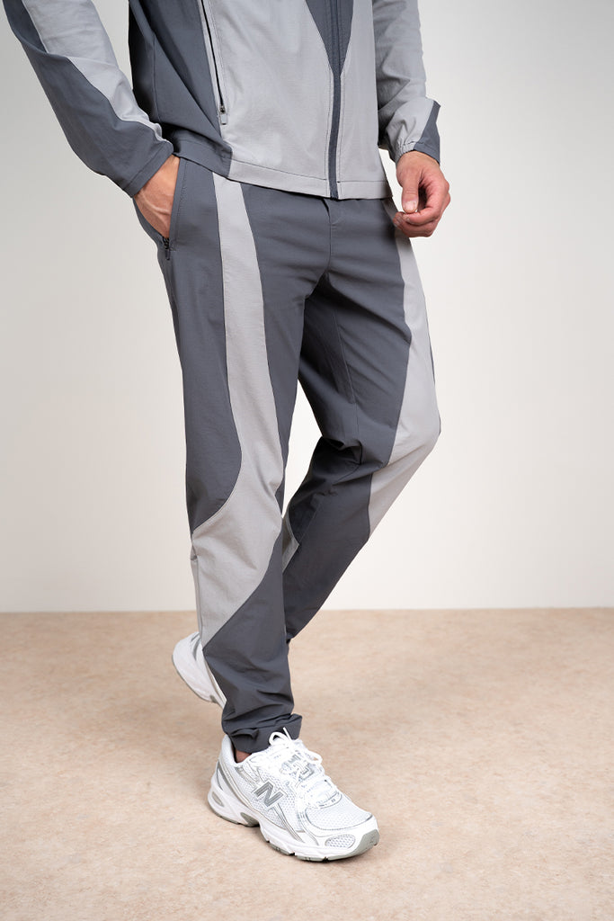 Premium Technical V2 Panelled Pants - Grey