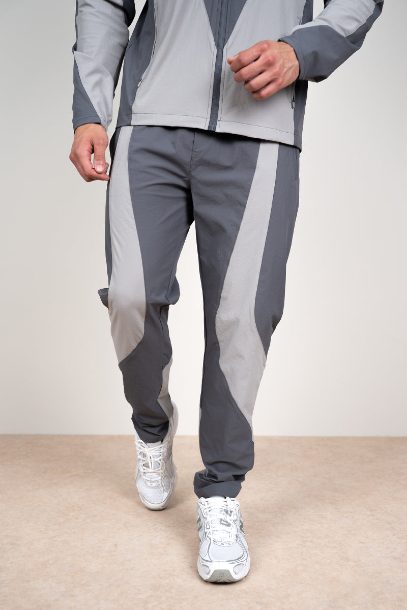 Premium Technical V2 Panelled Pants - Grey