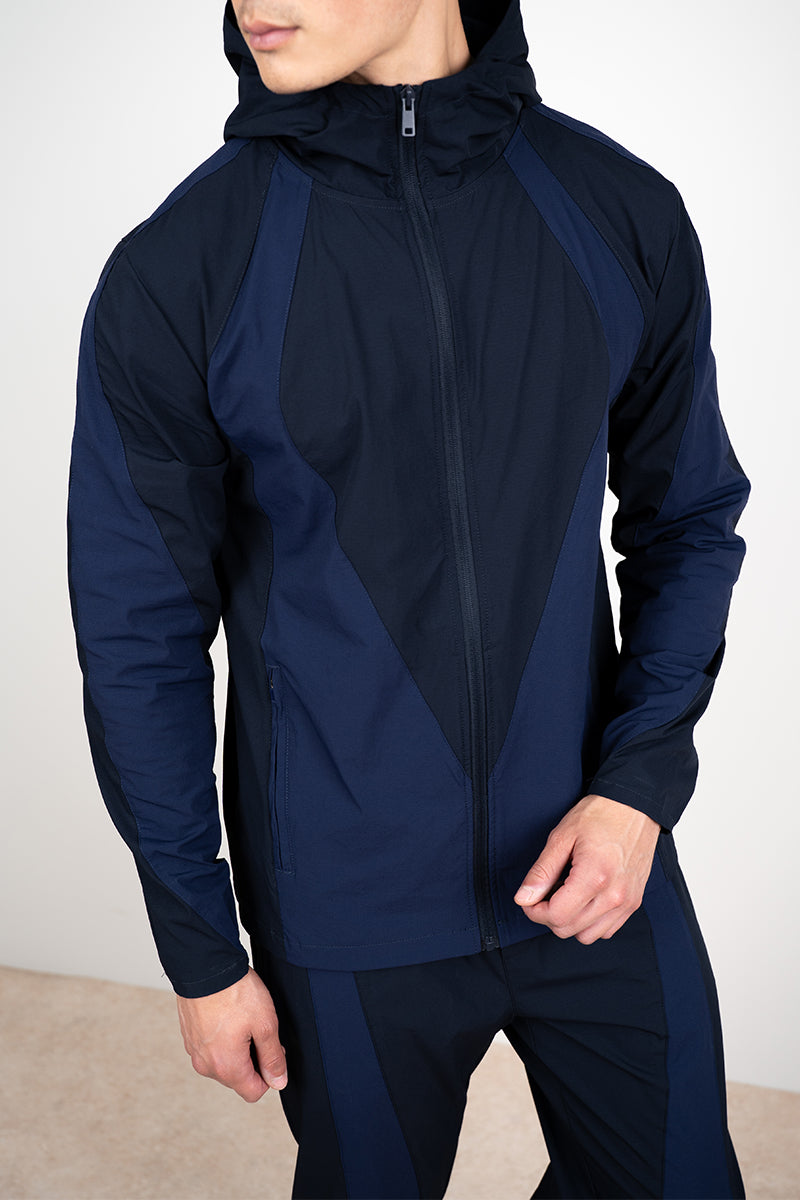 Premium Technical V2 Panelled Pants - Navy
