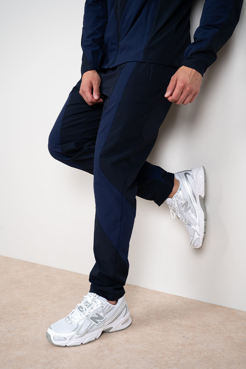 Premium Technical V2 Panelled Pants - Navy