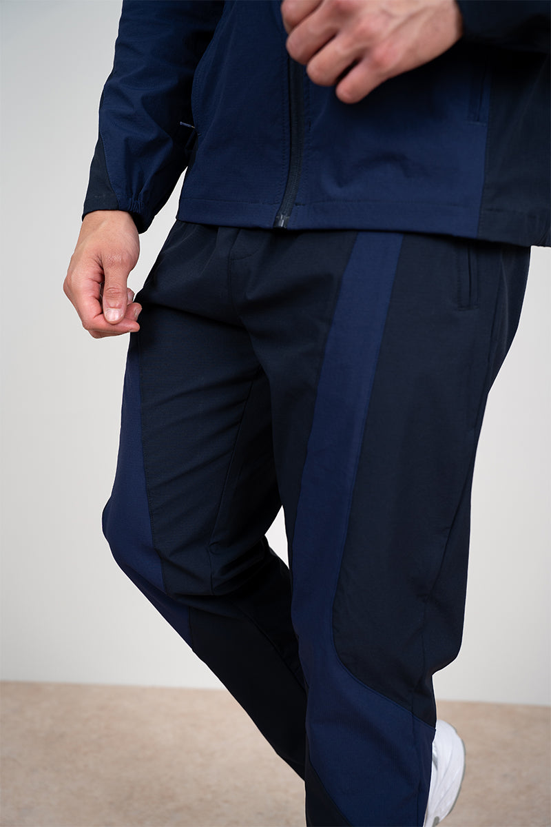 Premium Technical V2 Panelled Pants - Navy