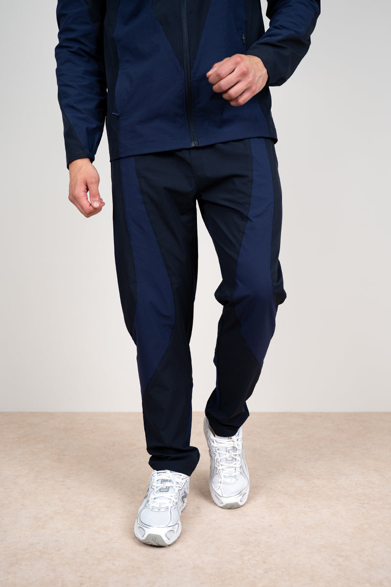 Premium Technical V2 Panelled Pants - Navy