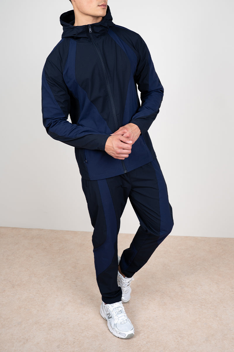 Premium Technical V2 Panelled Pants - Navy