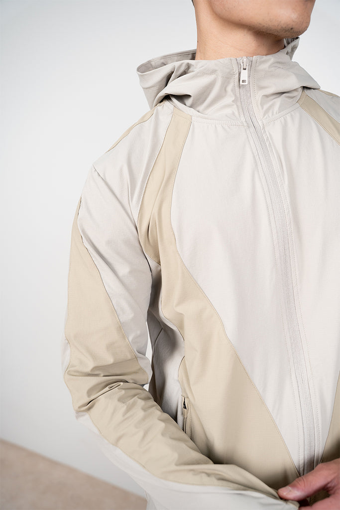 Premium Technical V2 Panelled Jacket - Stone