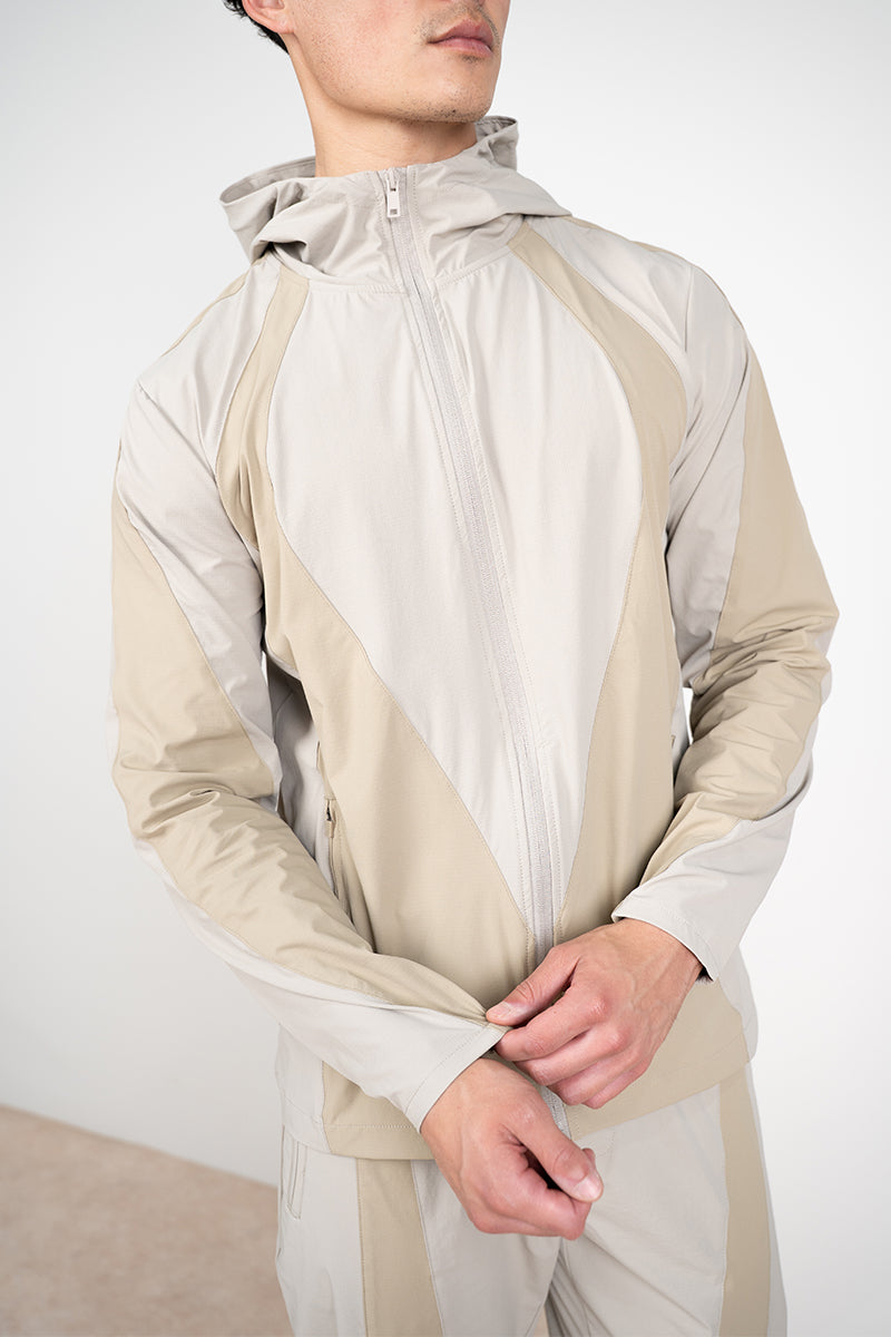 Premium Technical V2 Panelled Jacket - Stone