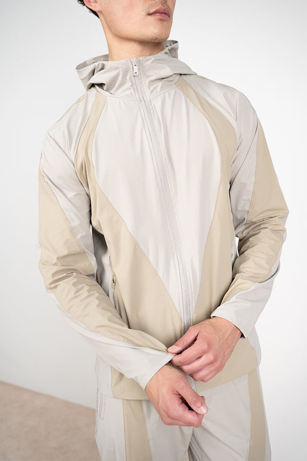 Premium Technical V2 Panelled Jacket - Stone
