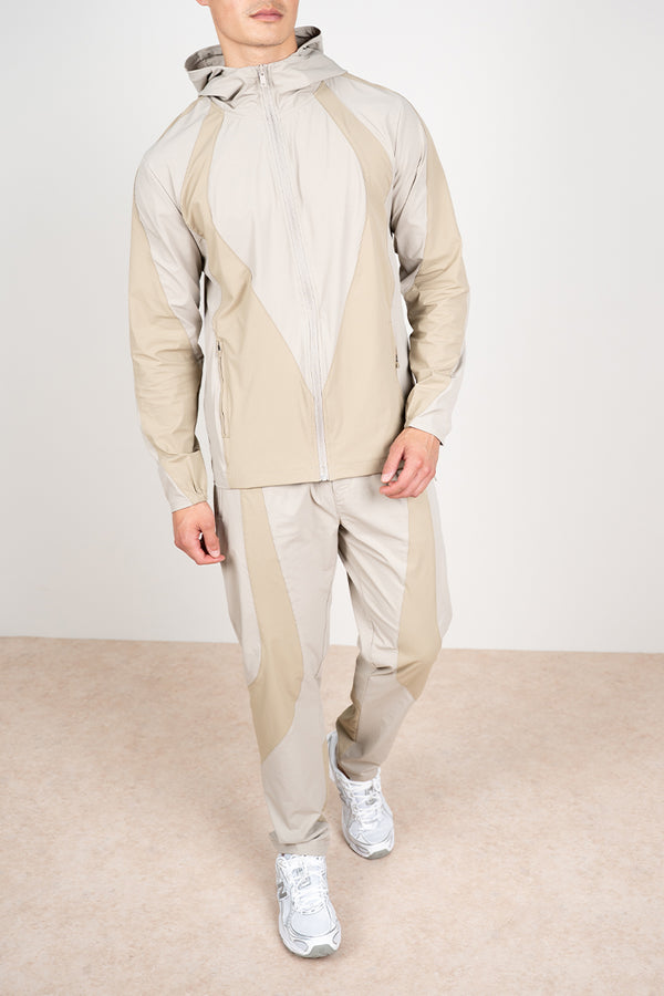 Premium Technical V2 Panelled Jacket - Stone