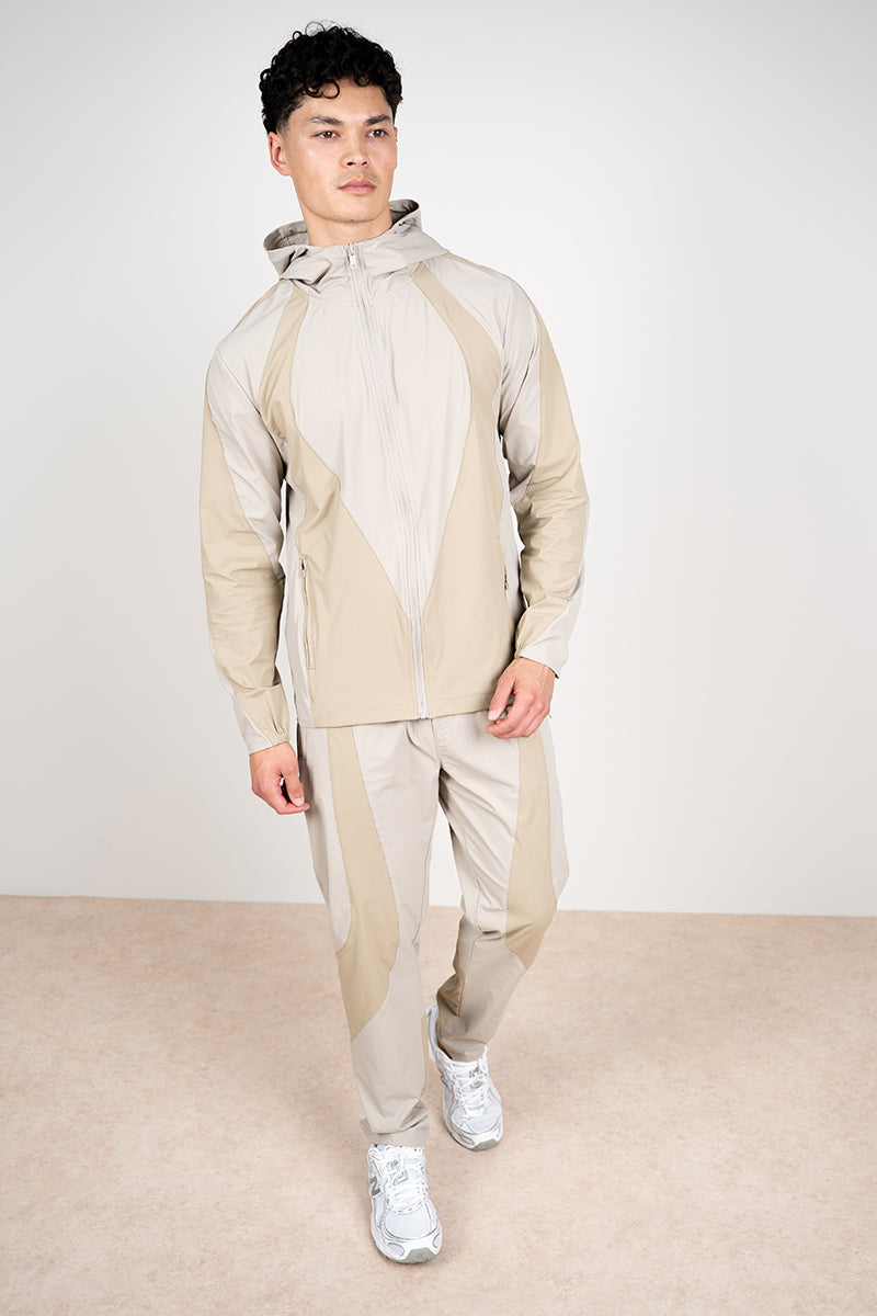 Premium Technical V2 Panelled Jacket - Stone