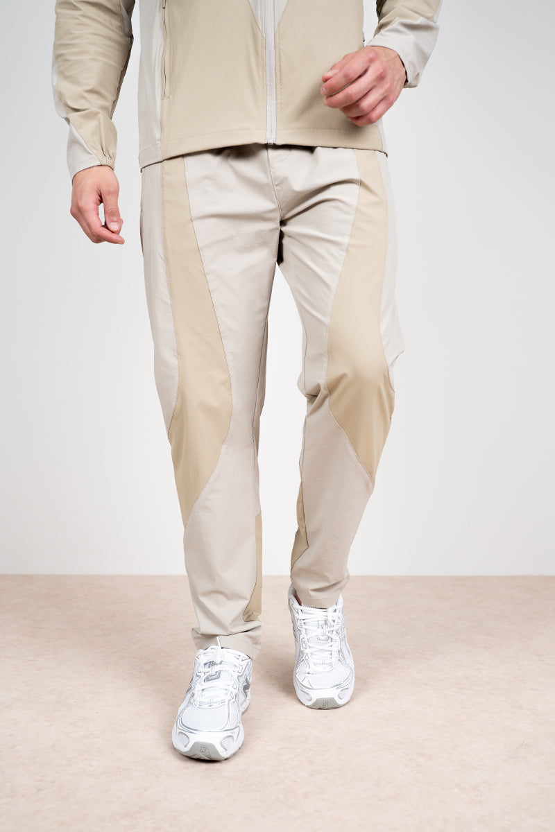 Premium Technical V2 Panelled Pants - Stone