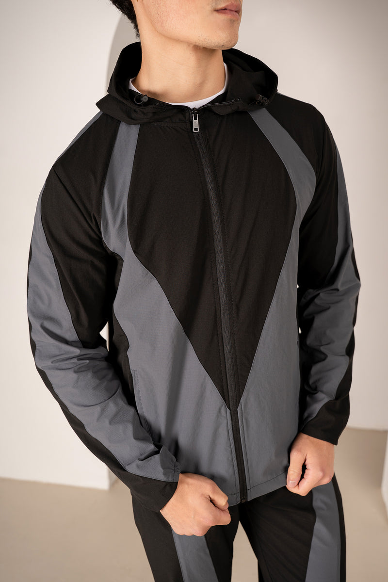 Premium Technical V2 Panelled Jacket - Black