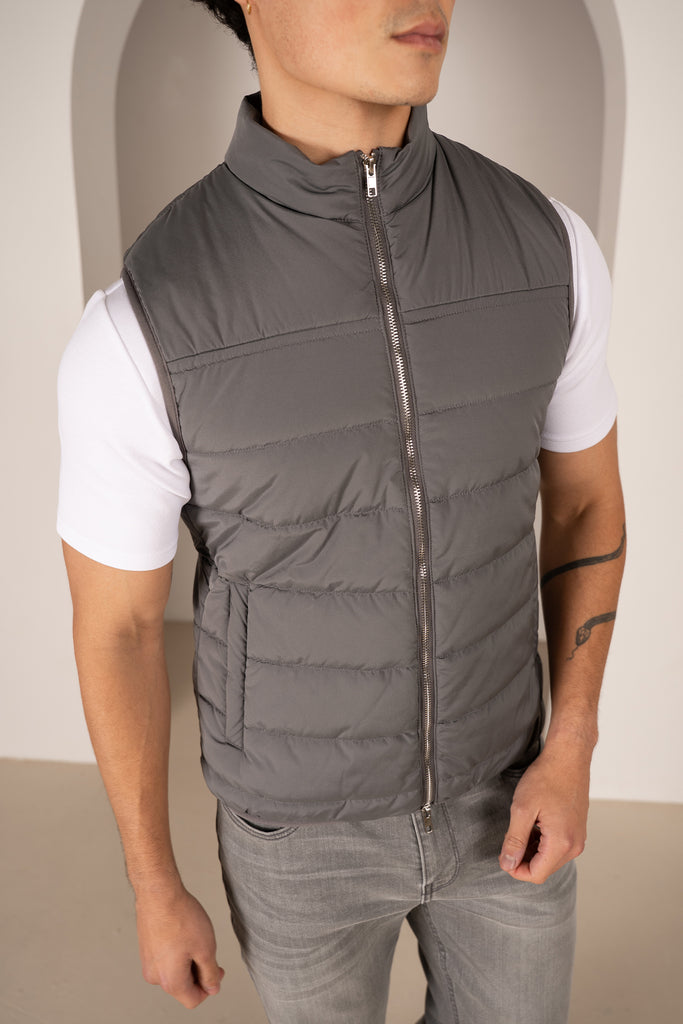 Gilet matelassé léger de qualité supérieure - Anthracite