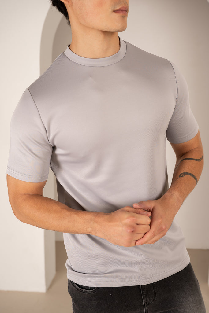 Premium Scuba Slim Fit T-Shirt - 3 Colours (Black, Charcoal and Grey) - 3 Pack