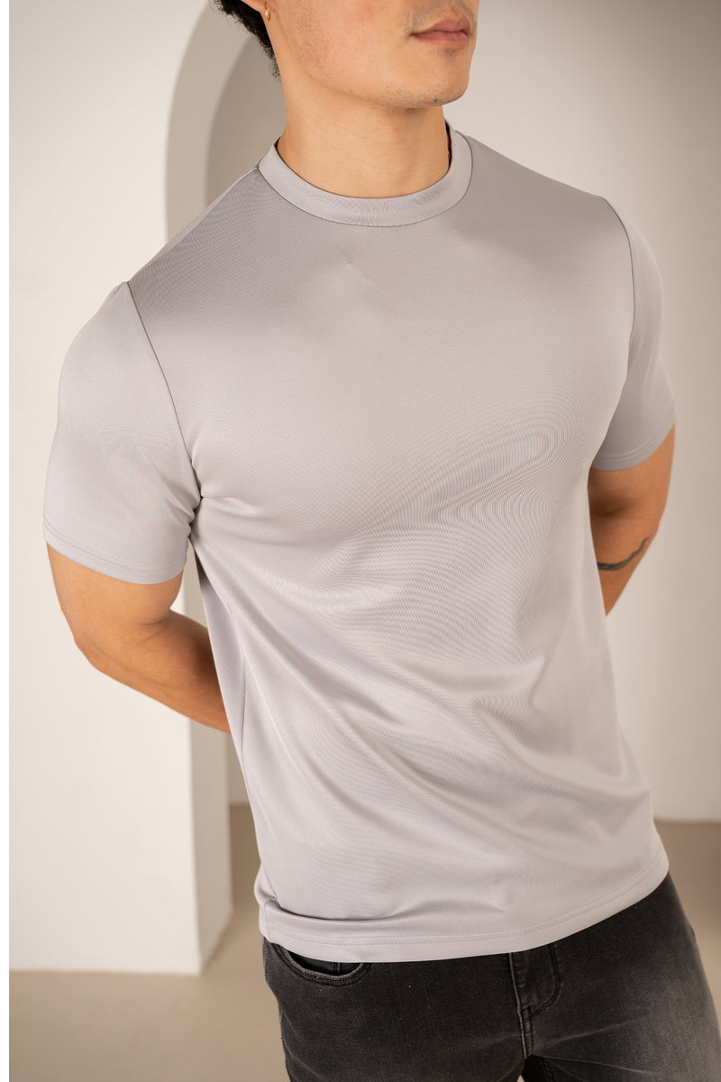 Premium Scuba Slim Fit T-Shirt - Grey