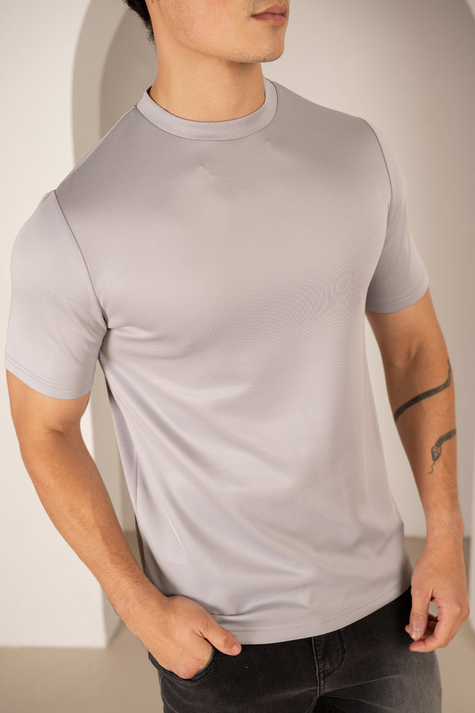 Premium Scuba Slim Fit T-Shirt - Grey