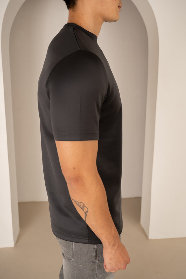 Premium Scuba Slim Fit T-Shirt - Charcoal (JS)
