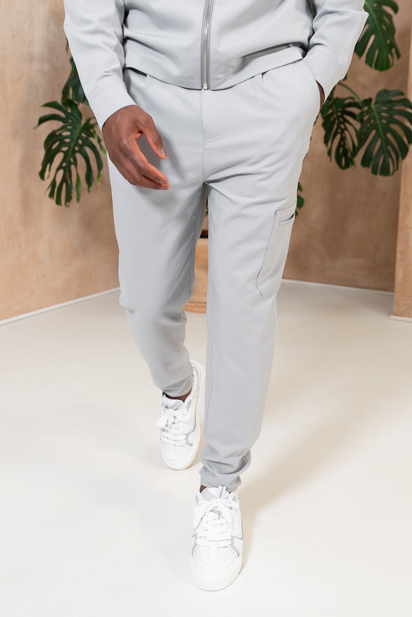 Essential Utility Buckle Trouser - Grey