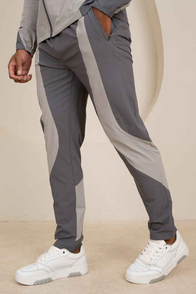 Premium Technical V2 Panelled Pants - Grey