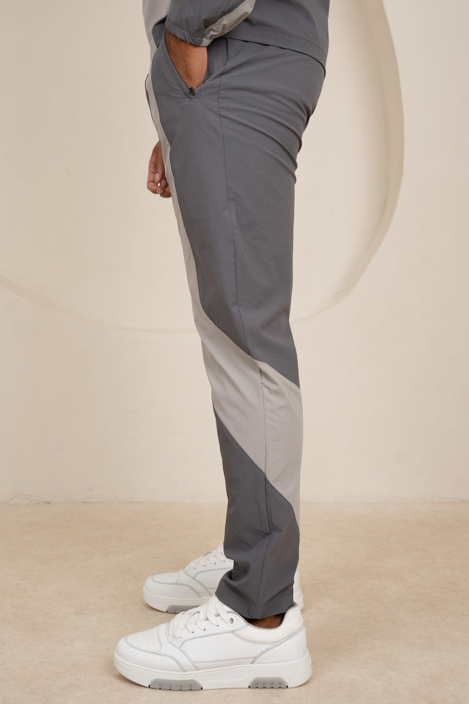 Premium Technical V2 Panelled Pants - Grey