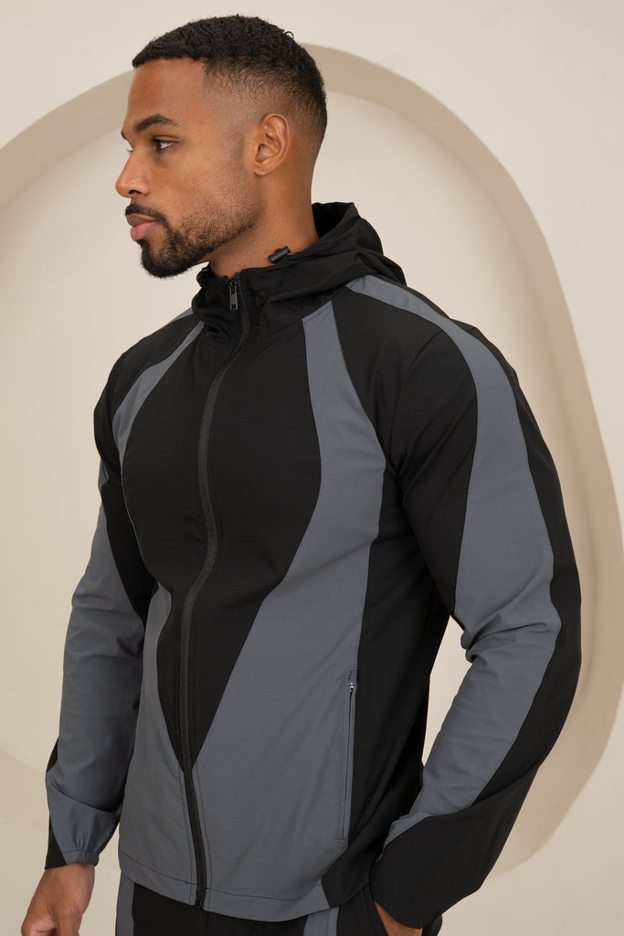 Premium Technical V2 Panelled Jacket - Black