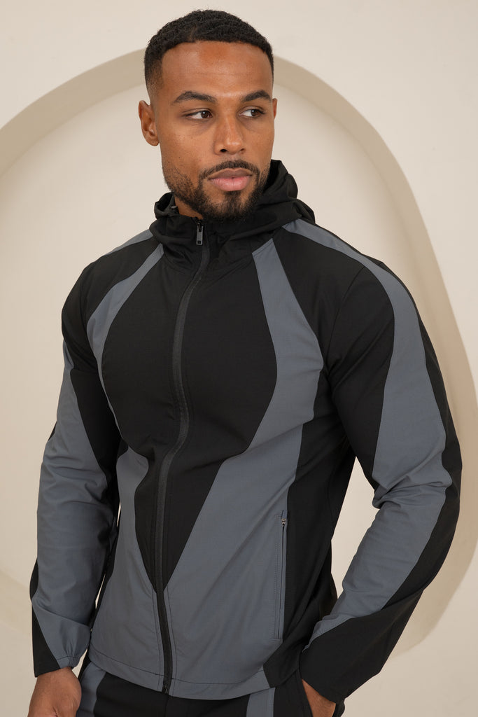 Premium Technical V2 Panelled Jacket - Black