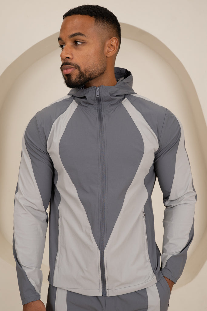 Premium Technical V2 Panelled Jacket - Grey