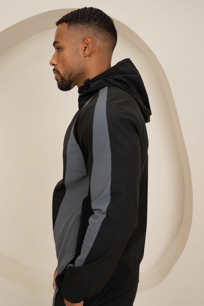 Premium Technical V2 Panelled Jacket - Black