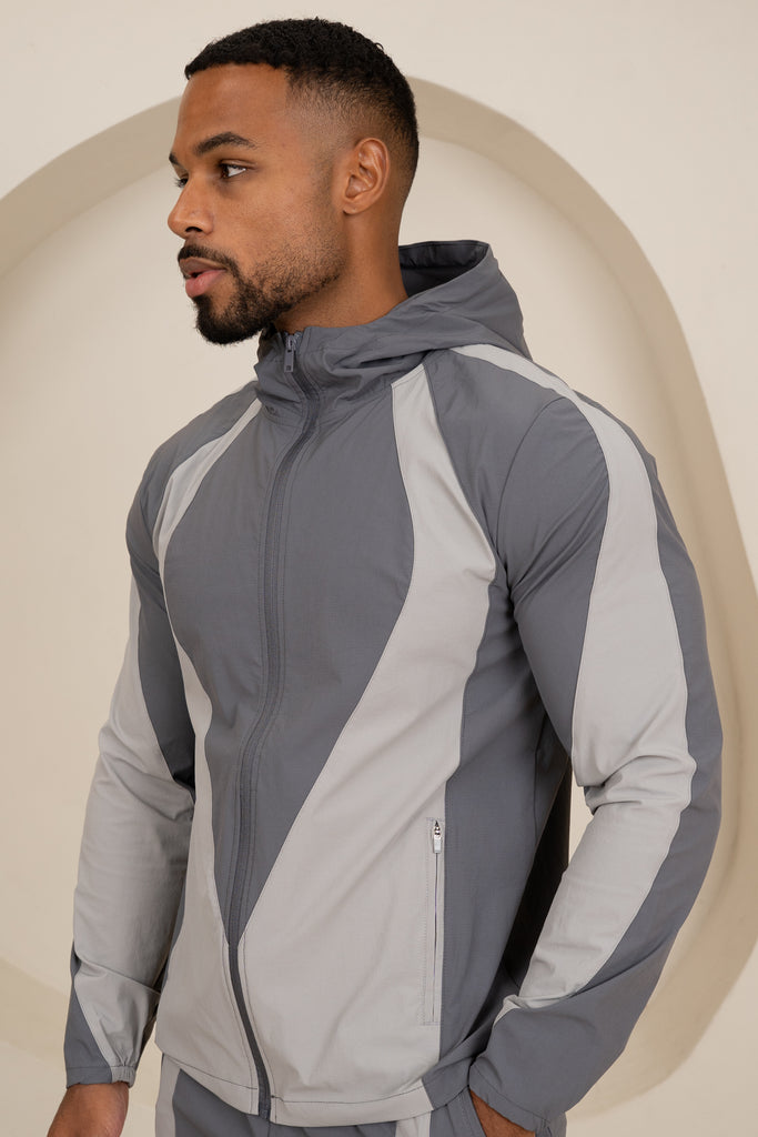 Premium Technical V2 Panelled Jacket - Grey