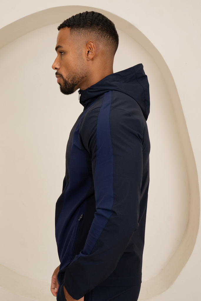 Premium Technical V2 Panelled Jacket - Navy