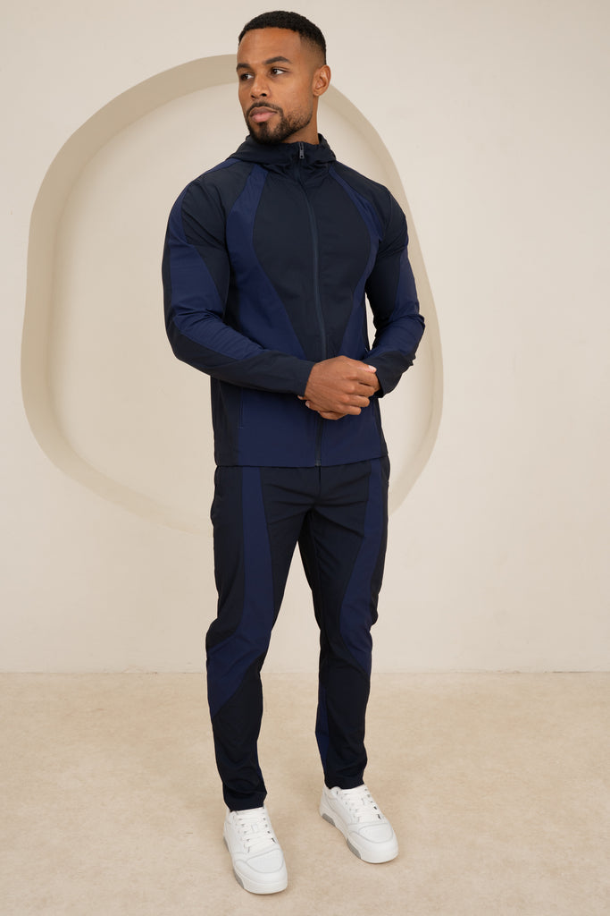 Premium Technical V2 Panelled Jacket - Navy