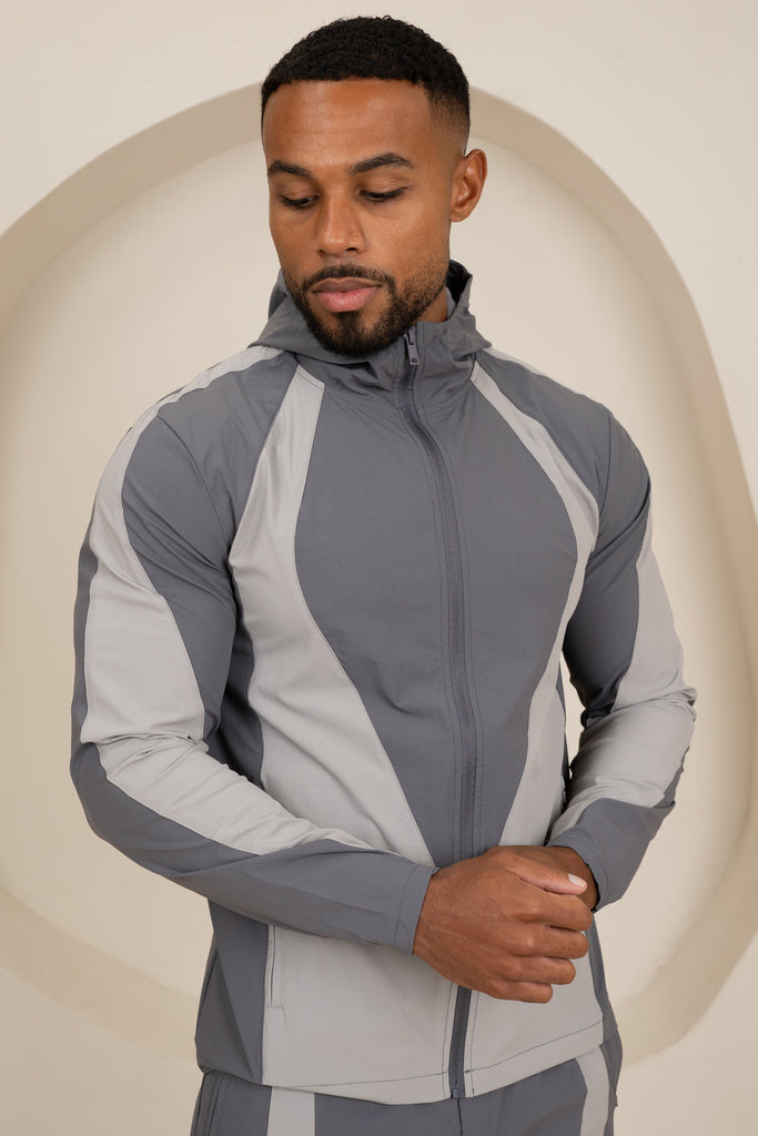 Premium Technical V2 Panelled Jacket - Grey