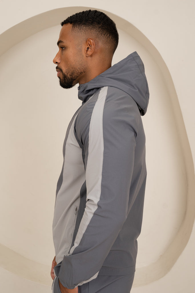Premium Technical V2 Panelled Jacket - Grey