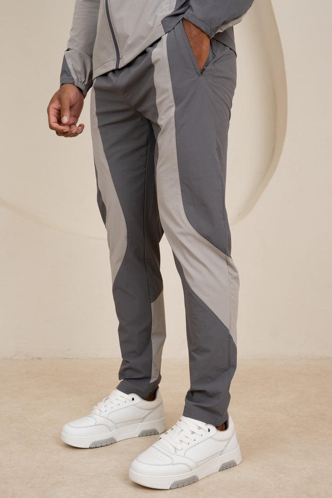 Premium Technical V2 Panelled Pants - Grey