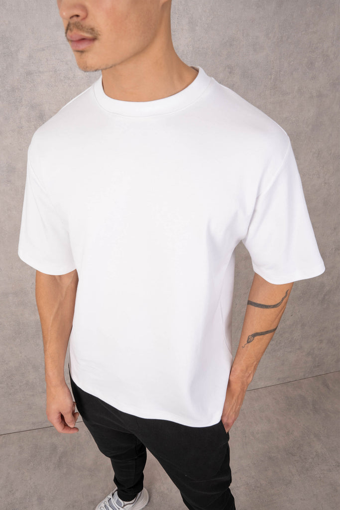 Boxy Fit Oversized T-Shirt - White