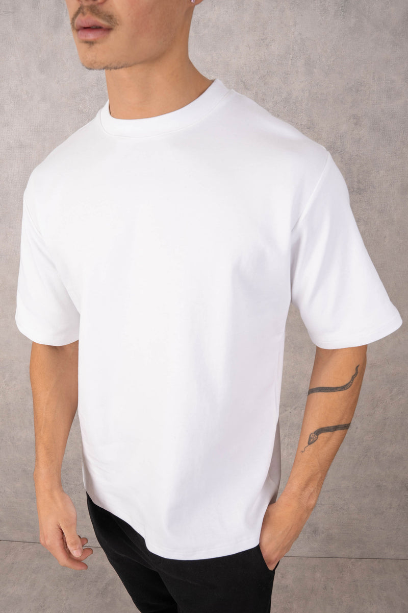 Boxy Fit Oversized T-Shirt - White