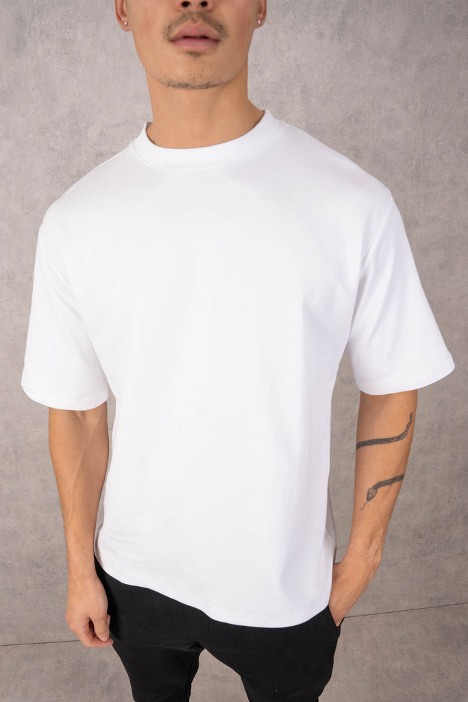 Boxy Fit Oversized T-Shirt - White